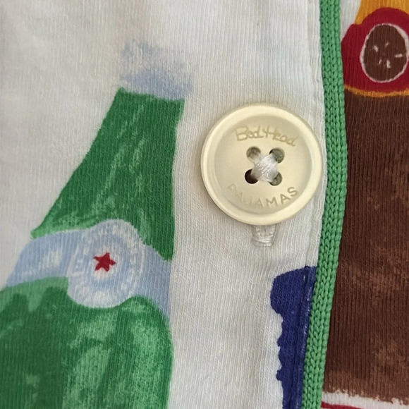 Bedhead Pajamas Set | Women XL | Prosecco/Aperol | Short Sleeve Organic Cotton - Picture 4 of 7